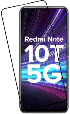 1DOLLAR Edge To Edge Tempered Glass for Redmi Note 10T 5G (Packof 2)(Pack of 2)