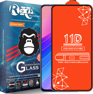 Roxel Edge To Edge Tempered Glass for Vivo V15 Pro(Pack of 1)