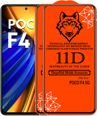 CRodible Edge To Edge Tempered Glass for POCO F4 5G(Pack of 2)