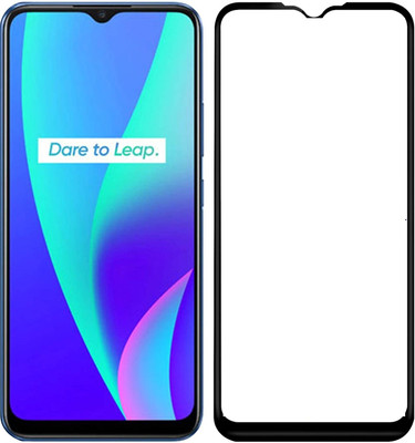 O2MG Edge To Edge Tempered Glass for realme C33(Pack of 1)