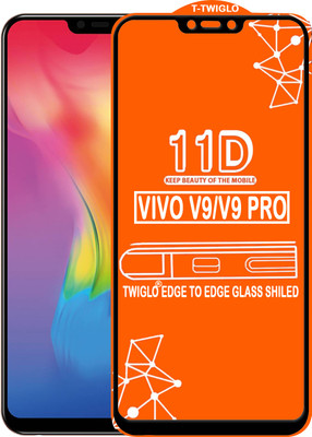 TWIGLO Edge To Edge Tempered Glass for Vivo V9(Pack of 1)