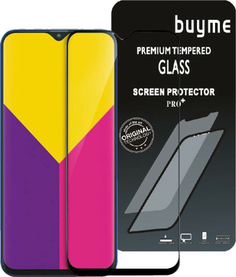 BuyMe Edge To Edge Tempered Glass for Samsung Galaxy M20, Samsung Galaxy A10(Pack of 1)