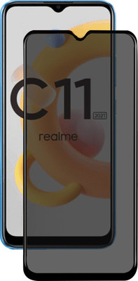 HUPSHY Edge To Edge Tempered Glass for REALME C11 2021(Pack of 1)