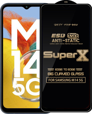 Qyist Edge To Edge Tempered Glass for SAMSUNG M14 5G(Pack of 1)