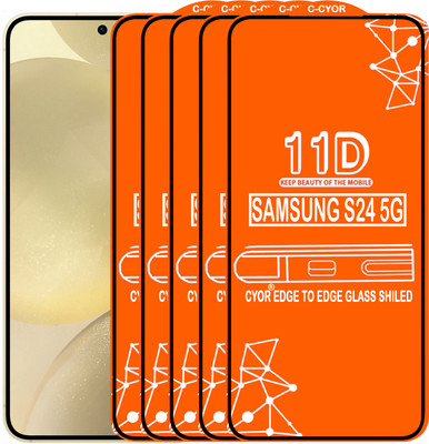 CYOR Edge To Edge Tempered Glass for TECNO CAMON 15(Pack of 5)