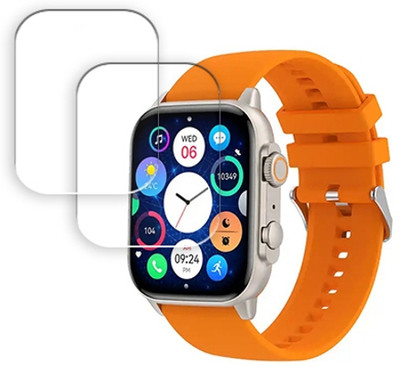 ARBAN Edge To Edge Tempered Glass for K95 BT call smart watch men 1.96 inch custom dial smartwatch SMARTWATCH SCREEN GUARD(Pack of 2)