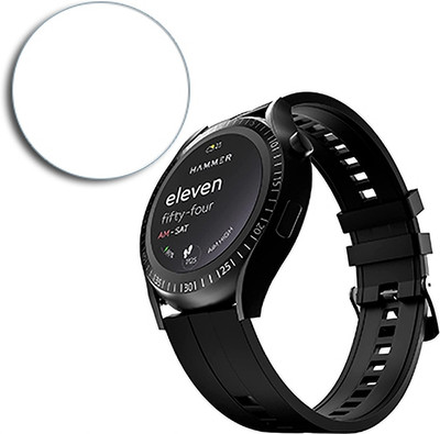 ARBAN Edge To Edge Tempered Glass for Hammer Pulse Ace Plus Round dial Bluetooth Calling Smartwatch with 1.28 inch SMARTWATCH SCREEN GUARD(Pack of 1)