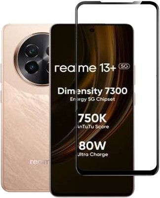 AKSHUD Edge To Edge Tempered Glass for Realme 13 Plus 5G(Pack of 1)