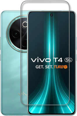INFINITYWORLD Edge To Edge Tempered Glass for Vivo T4 5G(Pack of 1)