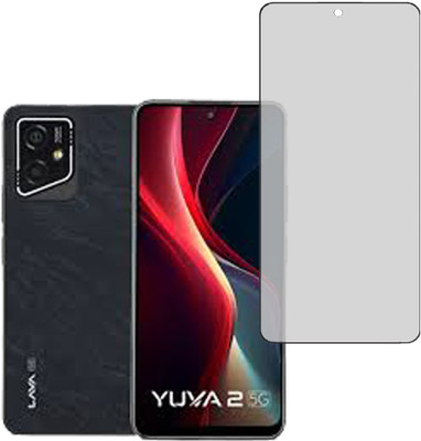 VAYUVAULT Edge To Edge Tempered Glass for LAVA Yuva 2 5G(Pack of 1)
