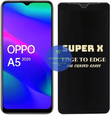 Resolute Edge To Edge Tempered Glass for Oppo A5 2020, Super X Edge Glass, Super X Tempered Glass, Super X Screen Protector(Pack of 1)