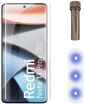 MD PROTECT Edge To Edge Tempered Glass for Redmi Note 13 Pro Plus, 2.5D Curved Edge Premium Tempered Glass for Ultimate Protection(Pack of 1)