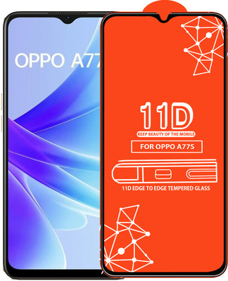 Qyist Edge To Edge Tempered Glass for Oppo A77S(Pack of 1)