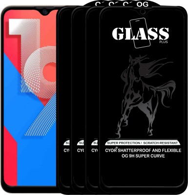 CYOR Edge To Edge Tempered Glass for VIVO Y19(Pack of 4)