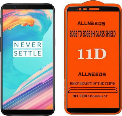 ALLNEEDS Edge To Edge Tempered Glass for OnePlus 5T - Edge to Edge Tempered Glass(Pack of 1)