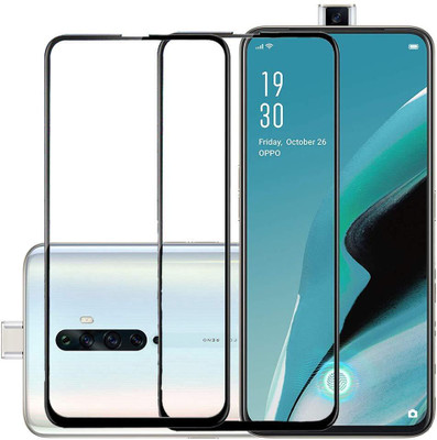 HIE POWER Edge To Edge Tempered Glass for OPPO K3-| |Full Glue Curved Tempered Glass | |Bubble Free Installation | |(Pack of 2)