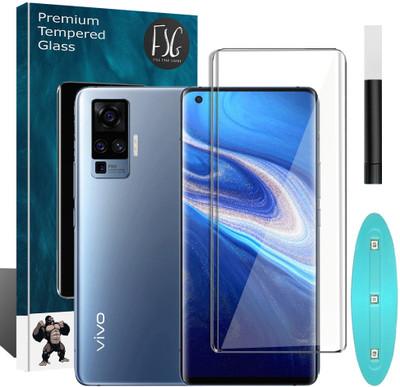 Five Star Grade Edge To Edge Tempered Glass for Vivo X50 Pro(Pack of 1)