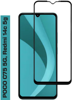 Gorilla Cases Edge To Edge Tempered Glass for REDMI 14C 5G, realme C75 5G(Pack of 1)