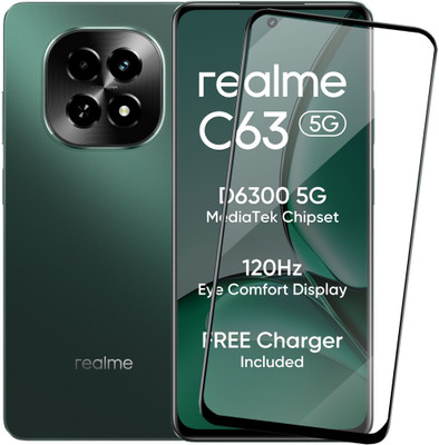 Flipkart SmartBuy Edge To Edge Tempered Glass for Realme C63 5G(Pack of 1)