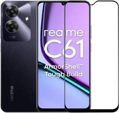 GDBUY Edge To Edge Tempered Glass for realme C61(Pack of 1)