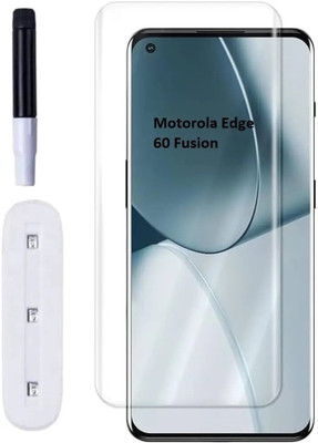mFoniscie Edge To Edge Tempered Glass for Motorola Egde 60 Fusion 5g, Moto Edge 60 Fusion 5g, Moto Edge 60 Fusion(Pack of 1)