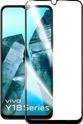 HUPSHY Edge To Edge Tempered Glass for vivo Y18(Pack of 1)