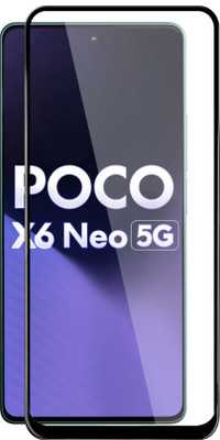 Flipkart SmartBuy Edge To Edge Tempered Glass for POCO X6 Neo 5G(Pack of 1)