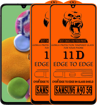 CYOR Edge To Edge Tempered Glass for SAMSUNG A90 5G(Pack of 2)