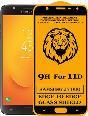 R-TECH Edge To Edge Tempered Glass for Samsung Galaxy J7 Duo(Pack of 1)