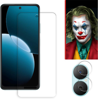 ARBAN Edge To Edge Tempered Glass for Huawei Nova Y73 4G Tempered Screen Protector | Anti-Scratch | Edge to Edge Full Coverage | 9H Hardness ( 1 FRONT SCREEN GUARD + 1 CAMERA LENS PROTECTOR + 1 FREE BACK EMBOSSED SKIN026 )(Pack of 1)