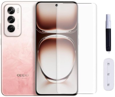 Bodoma Edge To Edge Tempered Glass for Oppo Reno 12 Pro 5G, Oppo Reno 12 Pro(Pack of 1)