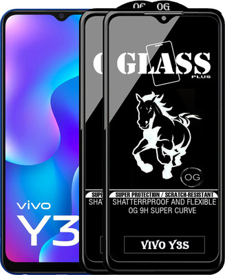 Rofix star Edge To Edge Tempered Glass for VIVO Y3S(Pack of 2)