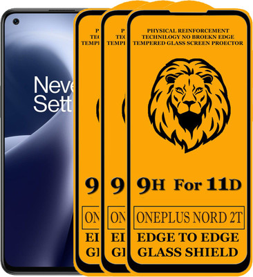SEVEN7STAR Edge To Edge Tempered Glass for OnePlus Nord 2T 5G, OnePlus Nord 2T(Pack of 3)
