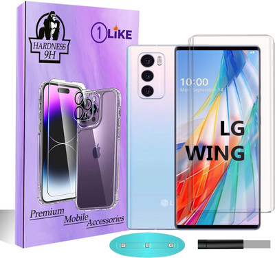 OneLike Edge To Edge Tempered Glass for Lg Wing(Pack of 1)