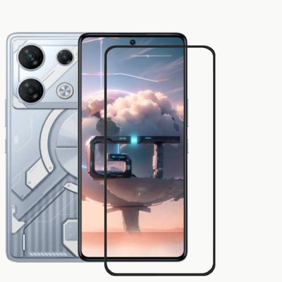 O2MG Edge To Edge Tempered Glass for Infinix GT10 Pro(Pack of 1)