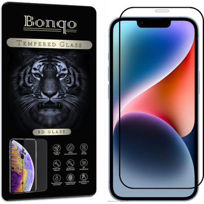 Bonqo Edge To Edge Tempered Glass for Apple iPhone 14 Plus(Pack of 1)
