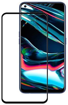NIMMIKA ENTERPRISES Edge To Edge Tempered Glass for Realme Q3i 5G(Comprehensive protection | High-quality material | Multi-layered coating)(Pack of 1)