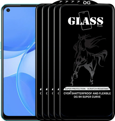 CYOR Edge To Edge Tempered Glass for OPPO A53 5G(Pack of 5)
