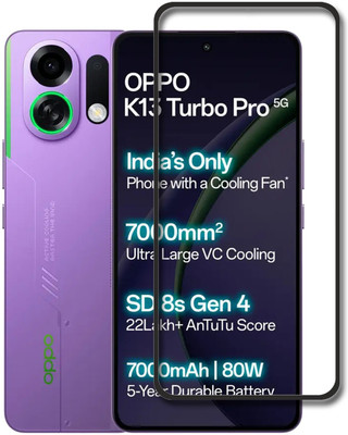 NSTAR Edge To Edge Tempered Glass for OPPO K13 Turbo Pro 5G(Pack of 1)