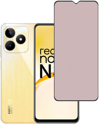 SPRITZEN Edge To Edge Tempered Glass for Realme Narzo N53, Realme C53, Matt Glass(Pack of 1)