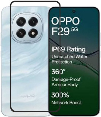 BRENZZ Edge To Edge Tempered Glass for OPPO F29 5G(Pack of 1)