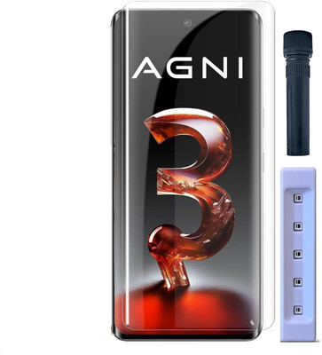 Bai and kaka Edge To Edge Tempered Glass for Lava Agni 3 5G(Pack of 1)