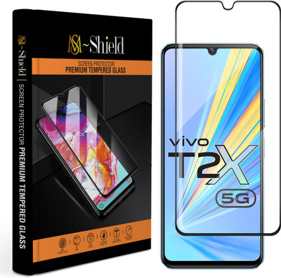 MS-Shield Edge To Edge Tempered Glass for Vivo T2x 5G(Pack of 1)