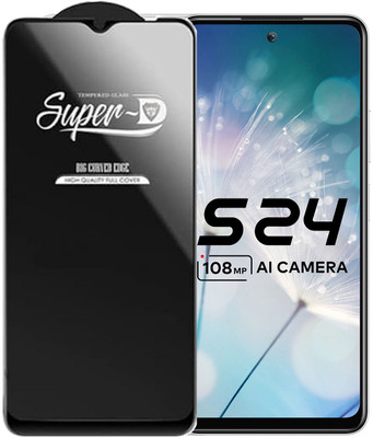 SM Styles Edge To Edge Tempered Glass for Itel S24(Pack of 1)