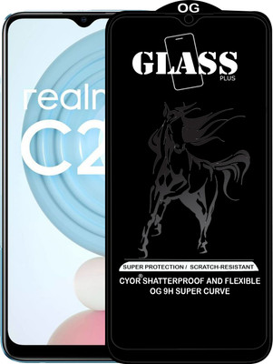 CYOR Edge To Edge Tempered Glass for REALME C21(Pack of 1)