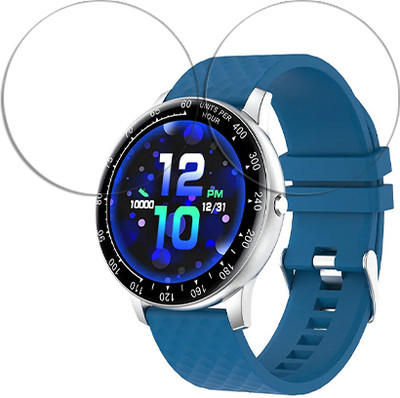 SOMTONE Edge To Edge Tempered Glass for Intelligent Smart Watch CH30 IP68 for gym 1.3 inch SMARTWATCH SCREEN GUARD(Pack of 2)