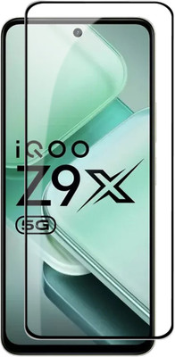 OneTech Edge To Edge Tempered Glass for IQOO Z9X 5G Screen Protector(Pack of 1)