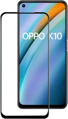 DMJHP Edge To Edge Tempered Glass for Oppo K10(Pack of 1)