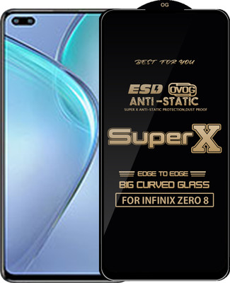 Qyist Edge To Edge Tempered Glass for INFINIX ZERO 8(Pack of 1)
