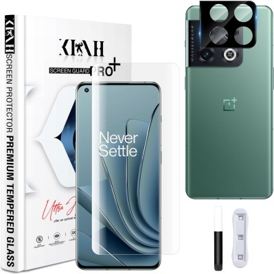 KLAH Edge To Edge Tempered Glass for OnePlus 10 Pro 5G, With Camera Lens Protector(Pack of 1)